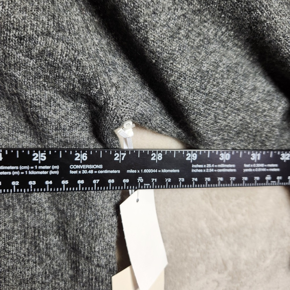CeCe Bow Sweater Womens 2X Grey Velvet Bow Accents Coquette Chic Cottagecore New - Picture 8 of 9